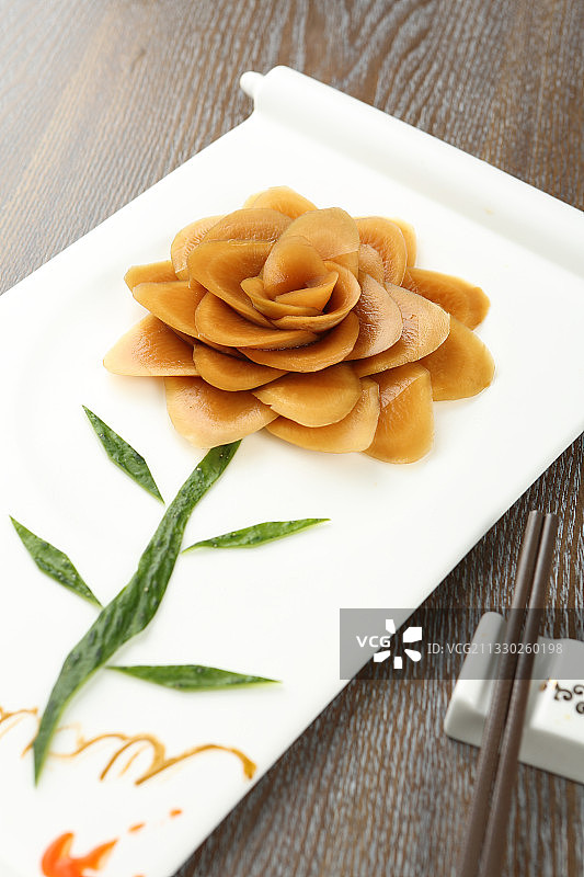 美食凉拌萝卜片图片素材