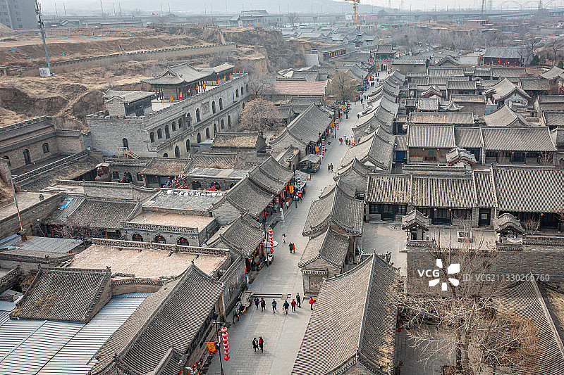 山西省太原市阳曲县青龙古镇图片素材