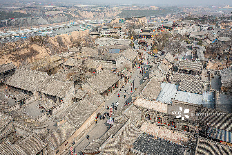 山西省太原市阳曲县青龙古镇图片素材