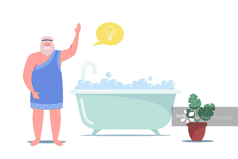 想法洞察概念阿基米德锡拉库萨图片素材