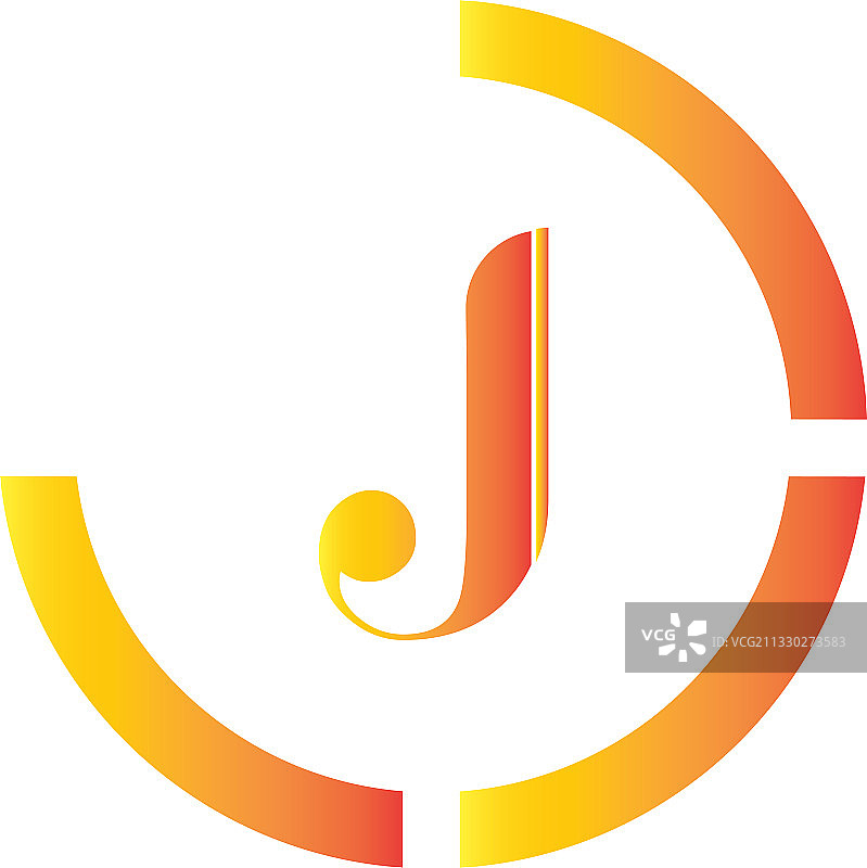 字母j标志模板图标设计图片素材
