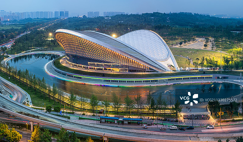 成都露天音乐公园图片素材