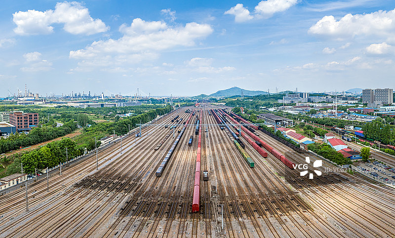 南京东货车编组站图片素材