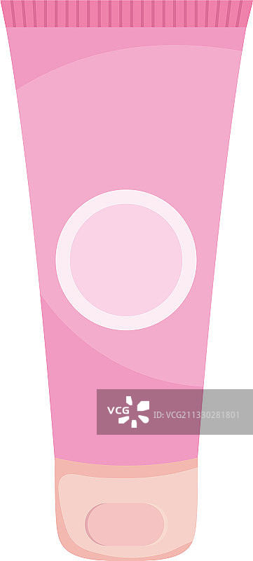 润肤露瓶彩色图标设计图片素材