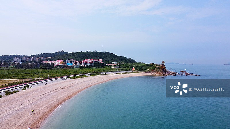 长岛月牙湾 半月湾 烟台图片素材
