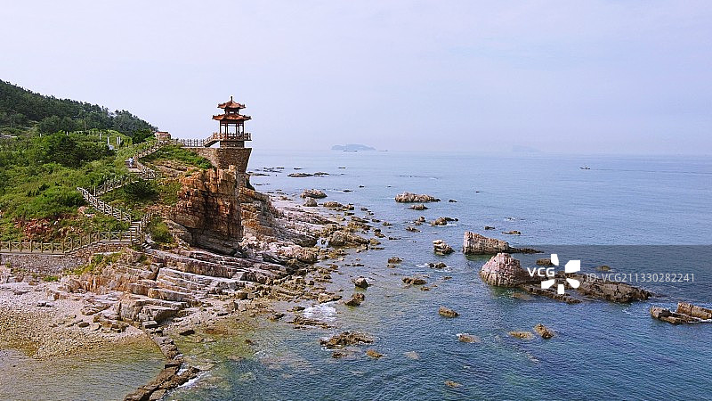 长岛月牙湾 半月湾 烟台图片素材