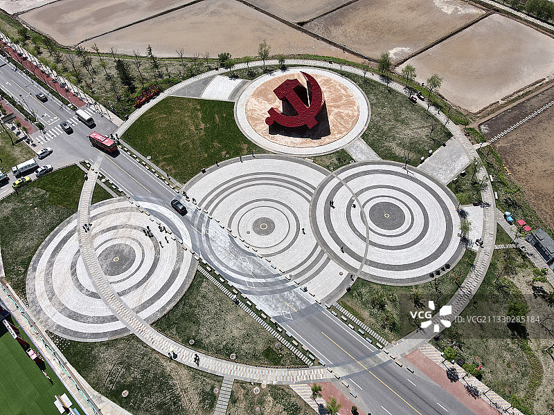 陕西省延安市宝塔区南泥湾镇桃宝峪村图片素材