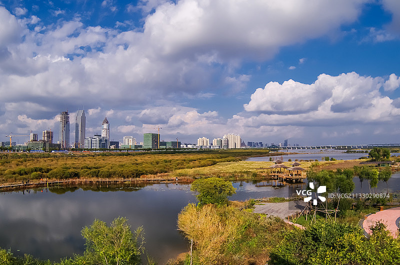 金河湾湿地植物园 哈尔滨图片素材