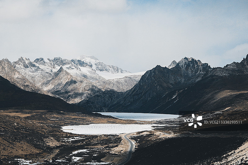 姊妹湖图片素材