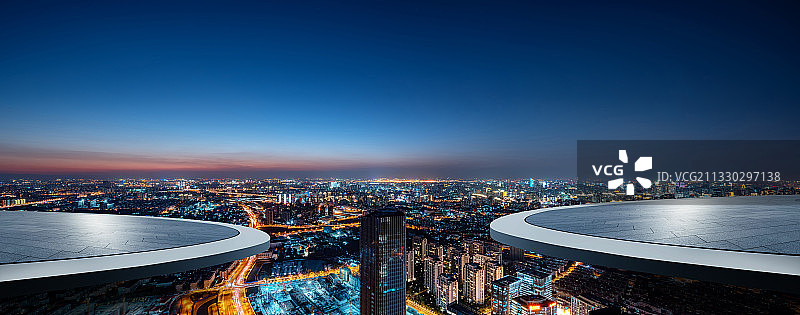 上海城市风光平台图片素材