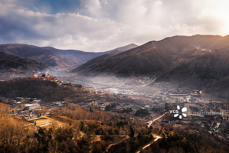 五台山之晨图片素材