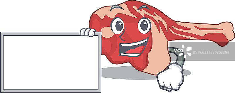 卡通角色设计：小羊腿图片素材