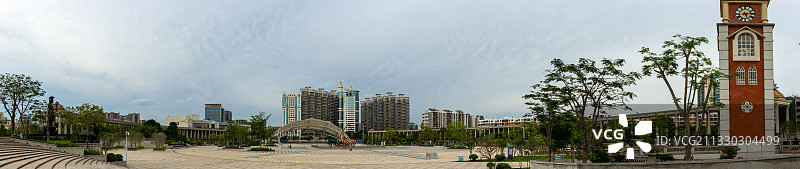 沙井市民广场全景图片素材