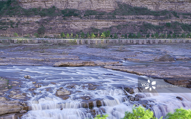 陕西省 延安市 宜川县壶口镇 黄河 壶口瀑布图片素材