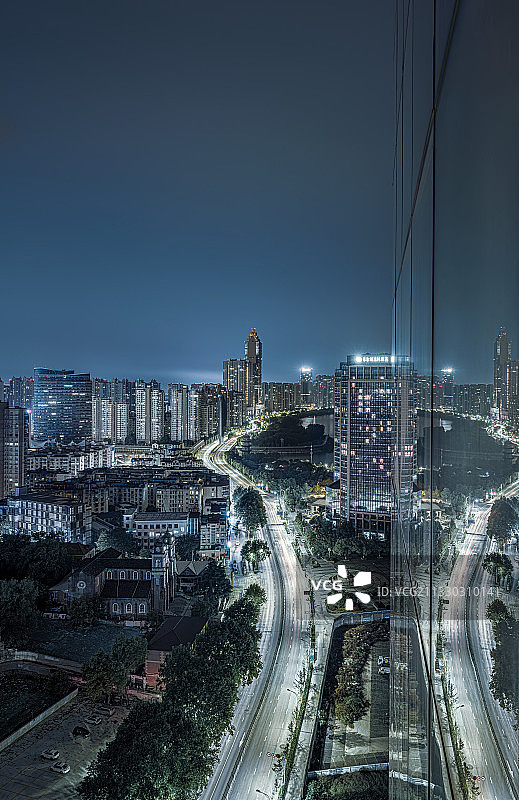 安徽芜湖城市夜景图片素材