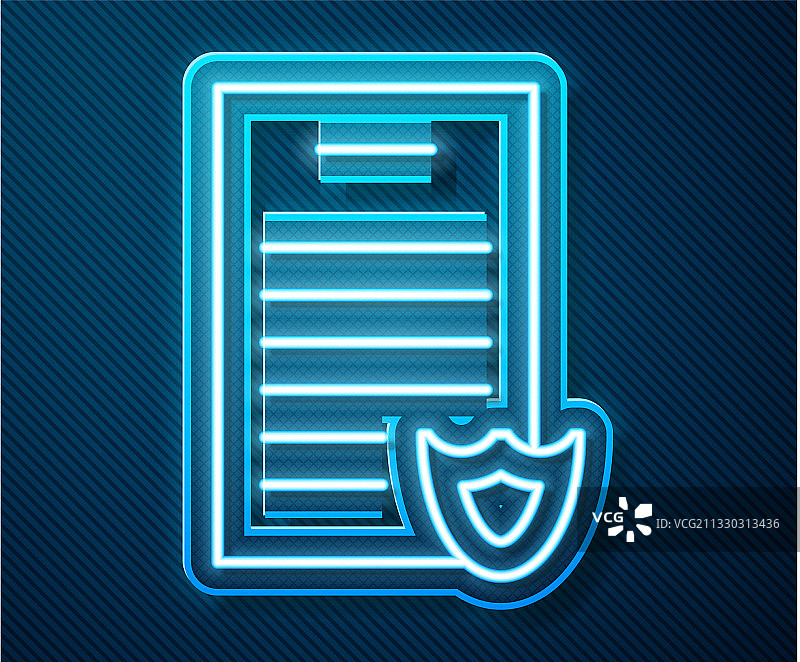 发光的霓虹灯枪支许可证图片素材