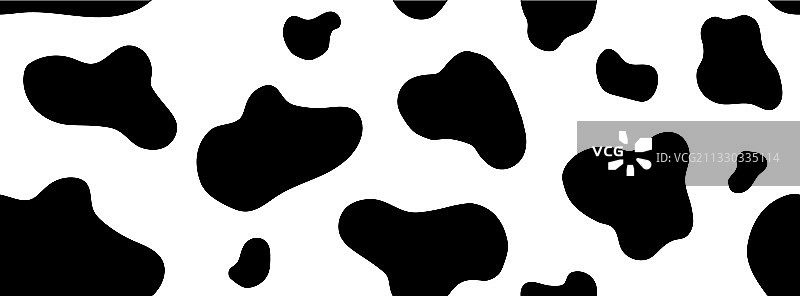 奶牛无缝图案长抽象图片素材