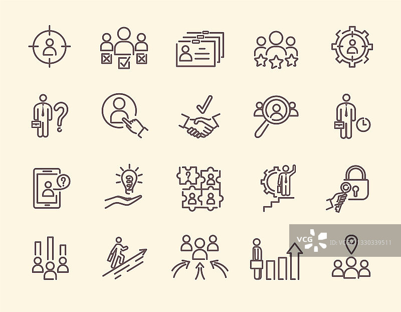 招聘和人事搜索图片素材