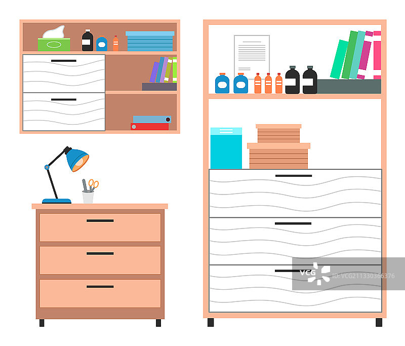 兽医诊所设备台灯柜图片素材