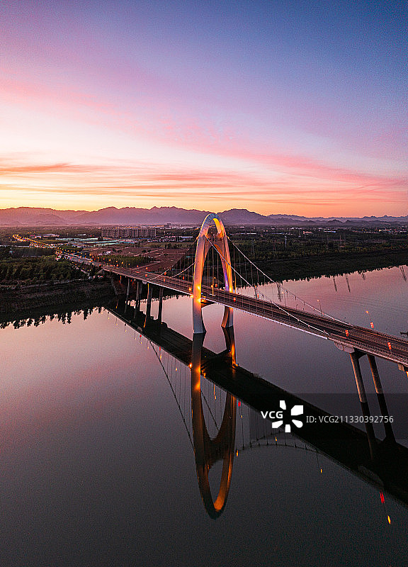 航拍云蒙大桥图片素材