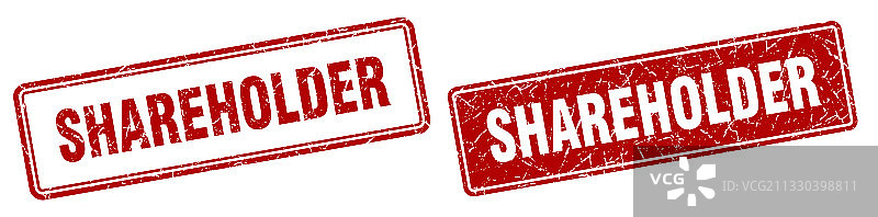 股东印章方形复古套装图片素材