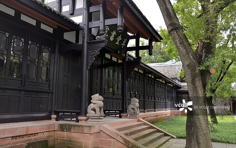 四川成都杜甫草堂园林风景38图片素材