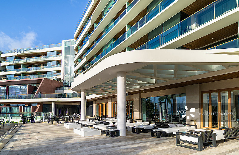 三亚大东海景区万豪酒店地标建筑海天盛筵国际生活方式图片素材