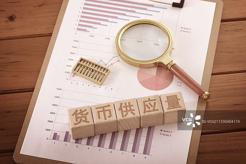 货币供应量图片素材