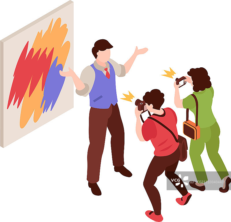 2.5D美术馆图片素材