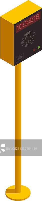 停车缴费站图片素材