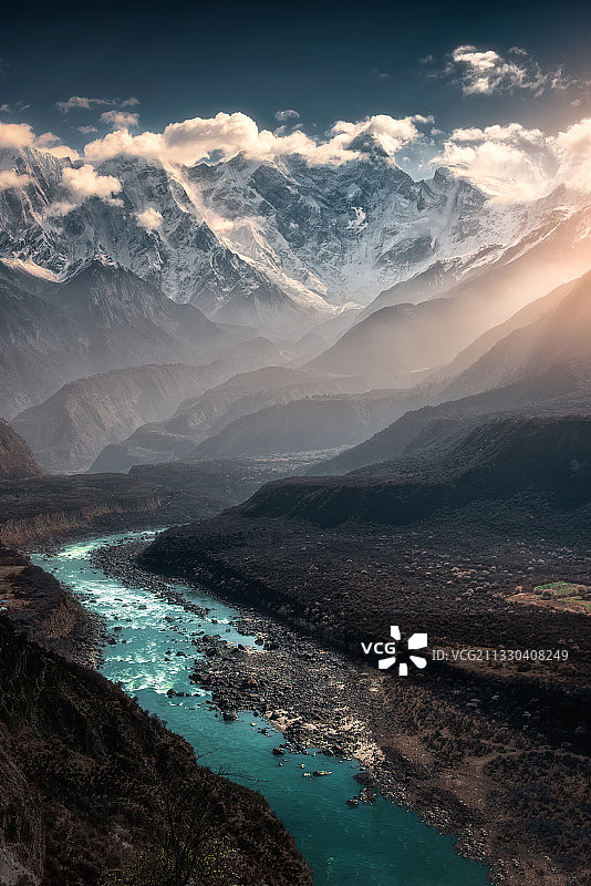 morning，南迦巴瓦峰图片素材
