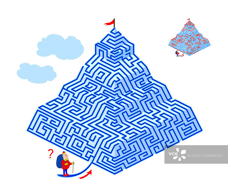 儿童3D迷宫逻辑益智游戏图片素材