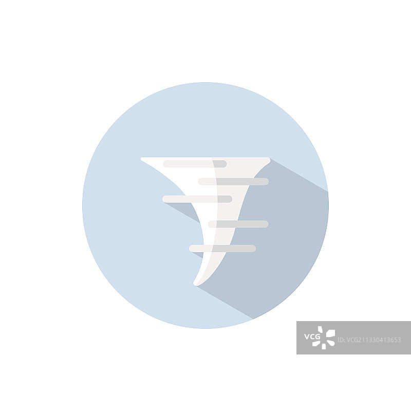 圆形天气扁平图标图片素材