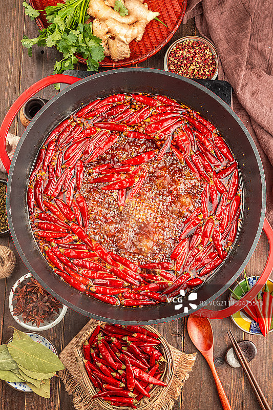 鸳鸯锅火锅图片素材