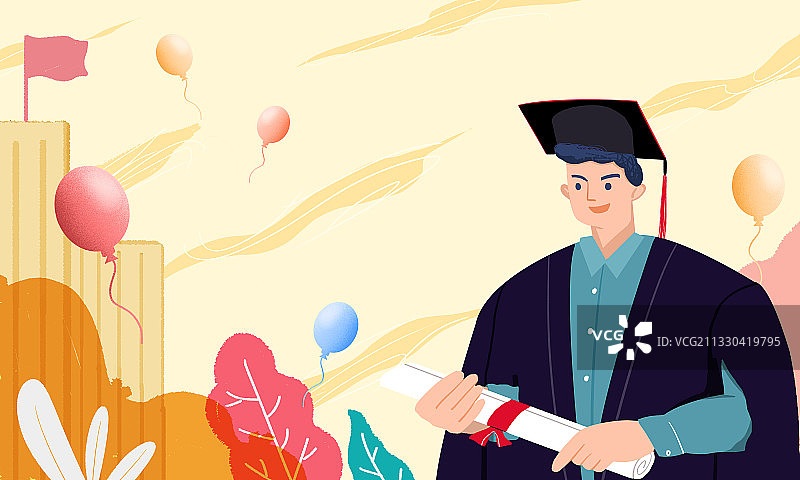 毕业了图片素材