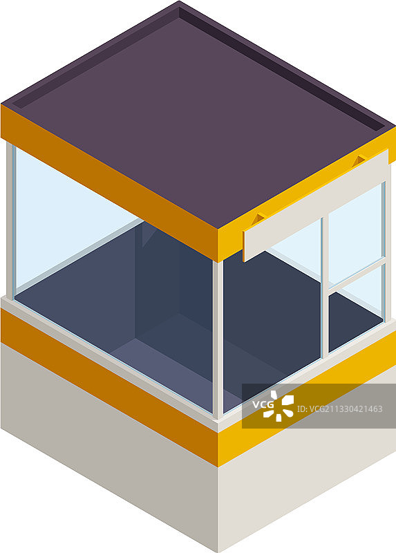 停车岗亭图标图片素材