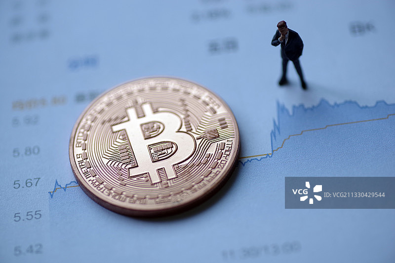 虚拟货币，加密货币，数字货币，比特币图片素材