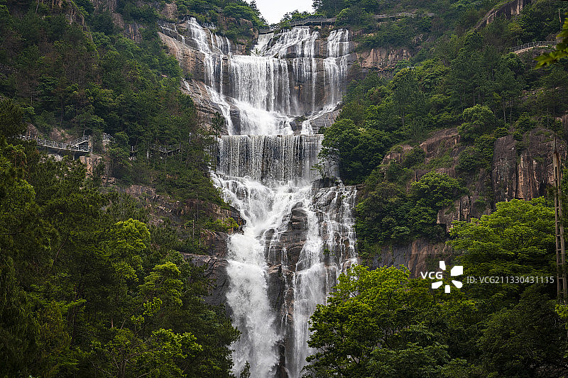 浙江天台山大瀑布图片素材