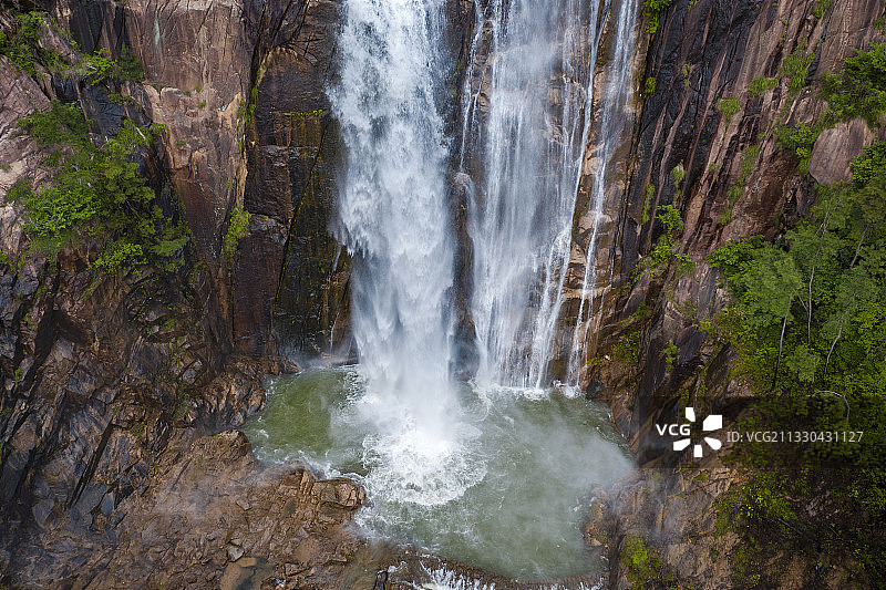 浙江天台山大瀑布图片素材