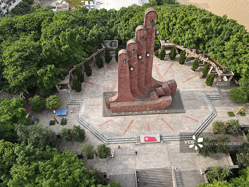 贵州省遵义市仁怀市茅台镇红军四渡赤水纪念园图片素材