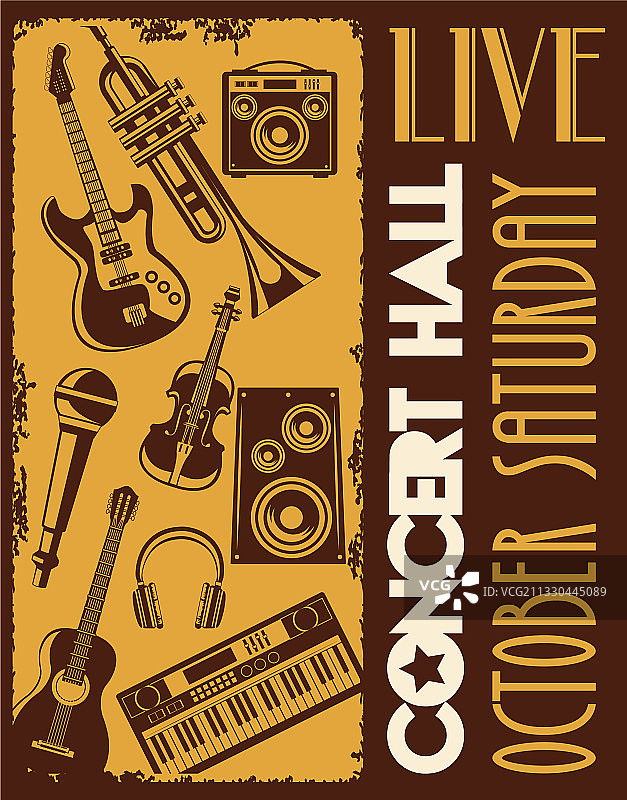 现场音乐厅海报设计图片素材