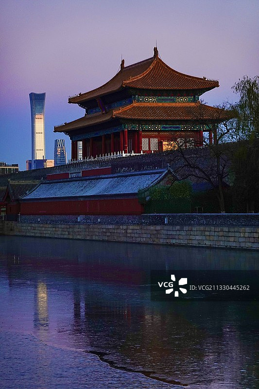 古今交融筒子河图片素材