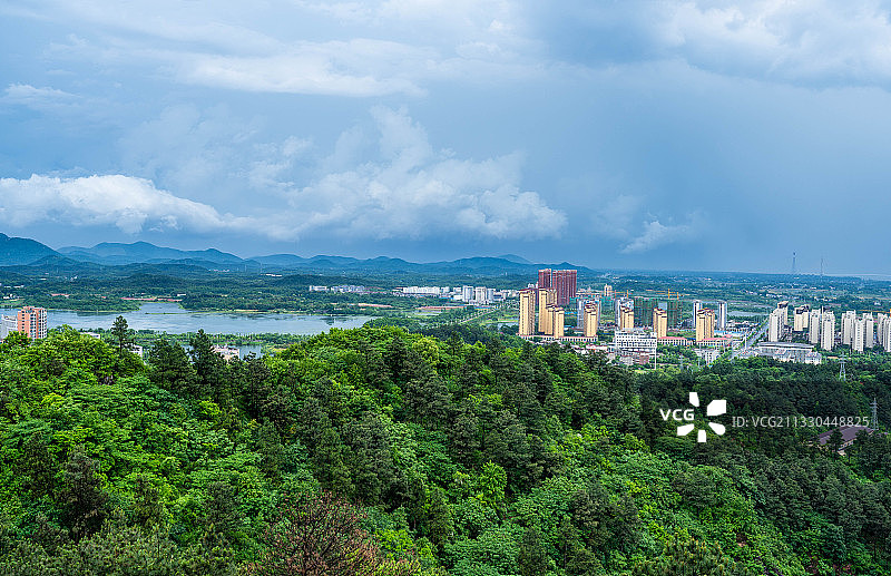 安徽铜陵枞阳县旗山图片素材