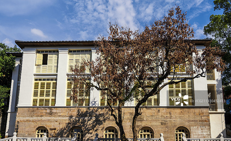 福建省福州市仓山区烟台山图片素材