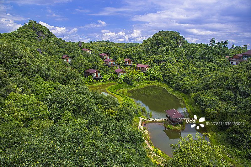 森林木屋酒店3（可邑小镇 红河）图片素材