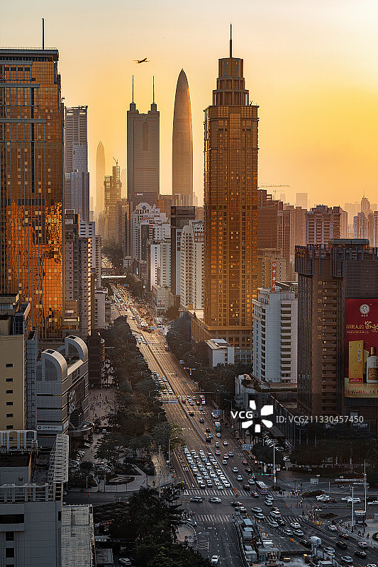 金色深圳图片素材