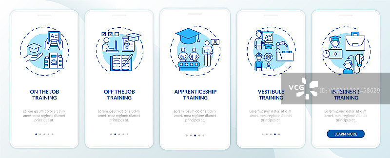 员工发展方法入职移动应用图片素材