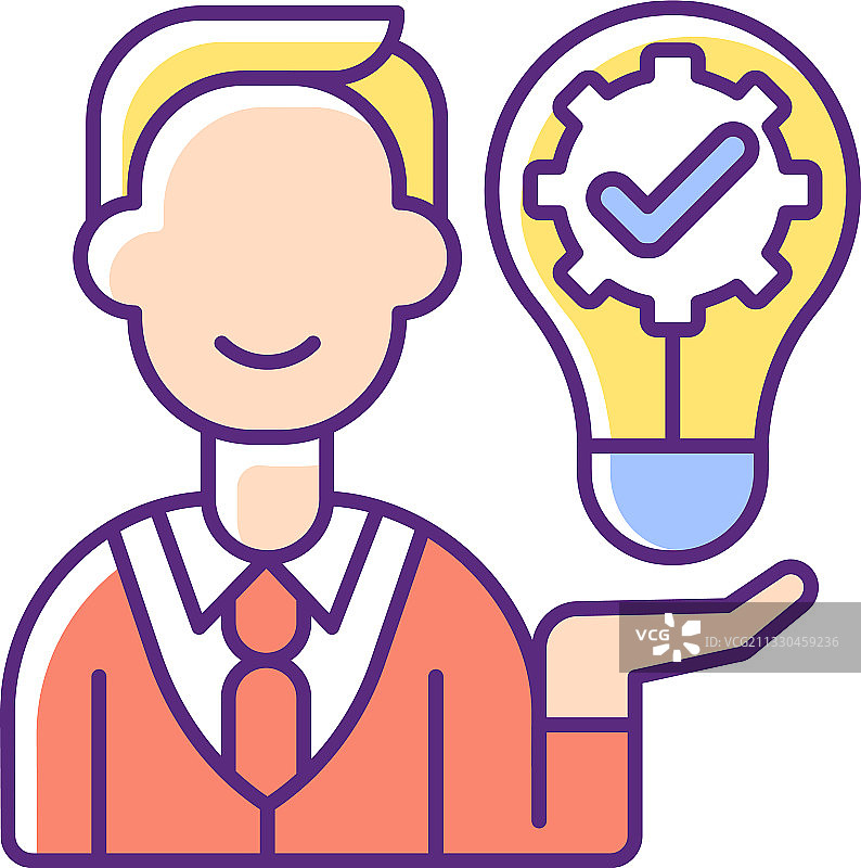 所有权焦点RGB颜色图标图片素材