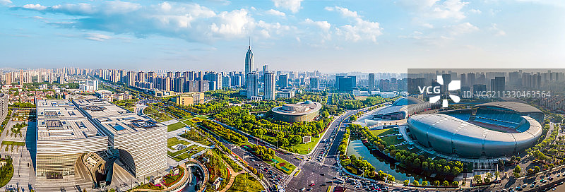 航拍江苏常州城市景观图片素材