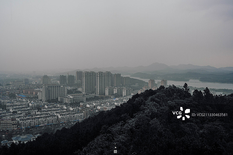 江淮城市安徽铜陵枞阳县图片素材